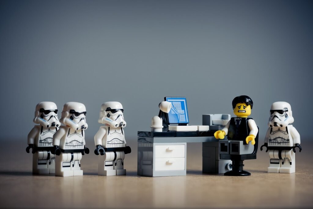 Lego Characters - A Prison Planet No More by Charlotte Coltman